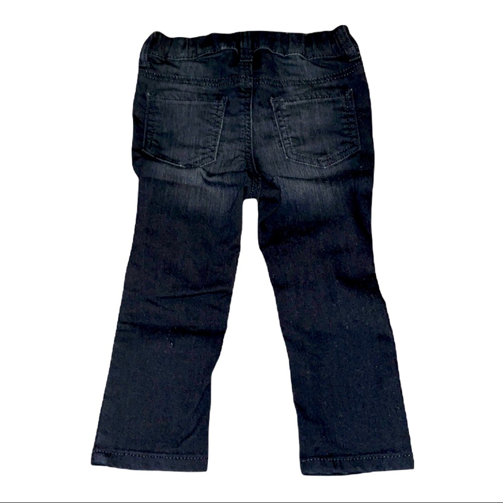 H & M jeans with gray. Worn twice  size 12 months